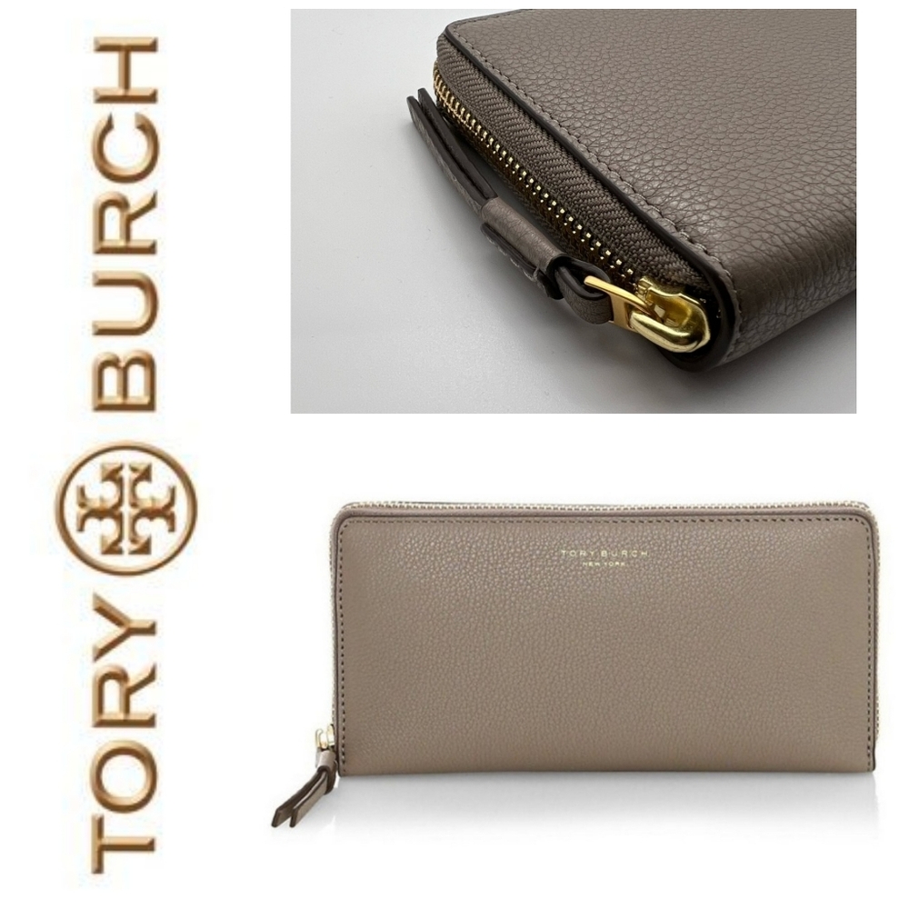 Authentic NWT Tory Burch Perry Zip-Around Leather Wallet NEW WITH TAGS